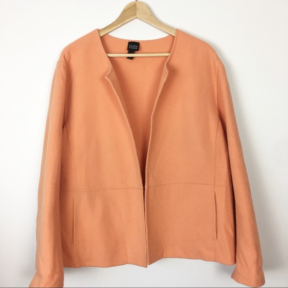Eileen Fisher Jackets & Blazers - Eileen Fisher soft cashmere wool open jacket XL..
